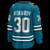 Джерси San Jose Sharks Yaroslav Askarov Fanatics Teal Home Breakaway