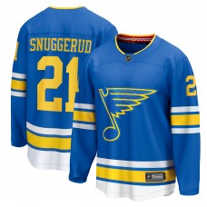 Джерси St. Louis Blues Jimmy Snuggerud Fanatics Blue Home Breakaway