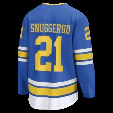 Джерси St. Louis Blues Jimmy Snuggerud Fanatics Blue Home Breakaway