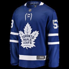 Джерси Toronto Maple Leafs Easton Cowan Fanatics Blue Home Breakaway