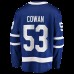 Джерси Toronto Maple Leafs Easton Cowan Fanatics Blue Home Breakaway