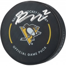 Rutger McGroarty Pittsburgh Penguins Autographed Fanatics Authentic Official Game Puck Rutger McGroarty Pittsburgh Penguins Autographed Fanatics Authentic Official Game Puck