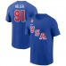 USA Hockey Clayton Keller Nike Royal 2026 Name & Number T-Shirt