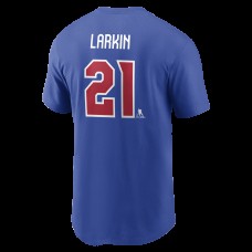 USA Hockey Dylan Larkin Nike Royal 2026 Name & Number T-Shirt