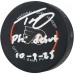 Trevor Zegras Philadelphia Flyers Autographed Fanatics Authentic Official Game Puck with PHI Debut 10-9-25 Inscription