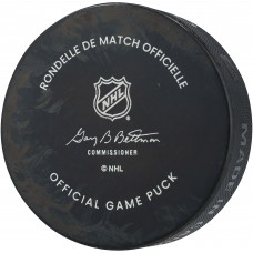Trevor Zegras Philadelphia Flyers Autographed Fanatics Authentic Official Game Puck with PHI Debut 10-9-25 Inscription