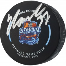 Yanni Gourde Tampa Bay Lightning Autographed Fanatics Authentic 2026 Stadium Series Official Game Puck