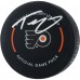 Trevor Zegras Philadelphia Flyers Autographed Fanatics Authentic Official Game Puck Trevor Zegras Philadelphia Flyers Autographed Fanatics Authentic Official Game Puck