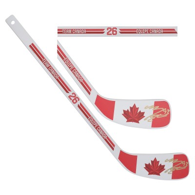 Mitch Marner Team Canada Autographed Fanatics Authentic 2026 Winter Olympics Mini Wood Stick