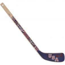 Quinn Hughes Team USA Autographed Fanatics Authentic 2026 Winter Olympics Mini Wood Stick