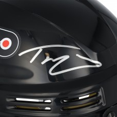 Trevor Zegras Philadelphia Flyers Autographed Fanatics Authentic Black Mini Helmet
