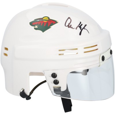Quinn Hughes Minnesota Wild Autographed Fanatics Authentic White Mini Helmet