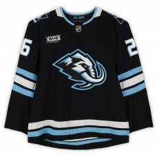 Dmitry Simashev Utah Mammoth Fanatics Authentic Game-Used #26 Black Set 1 Jersey from Multiple Games Between October 15, 2025 & January 9, 2026