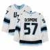 Nick DeSimone Utah Mammoth Fanatics Authentic Game-Used #57 White Set 1 Jersey from Multiple Games Between October 9 & December 6, 2025