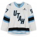 Nick DeSimone Utah Mammoth Fanatics Authentic Game-Used #57 White Set 1 Jersey from Multiple Games Between October 9 & December 6, 2025