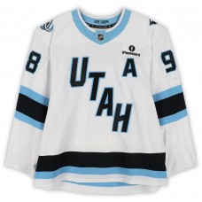 Mikhail Sergachev Utah Mammoth Fanatics Authentic Game-Used #98 White Set 1 Jersey from Multiple Games Between October 9 & December 23, 2025