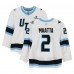 Olli Maatta Utah Mammoth Fanatics Authentic Game-Used #2 White Set 1 Jersey from Multiple Games Between October 9 & December 6, 2025
