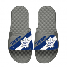 Unisex Toronto Maple Leafs ISlide Paint Stripes Slide Sandals