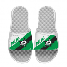 Unisex Dallas Stars ISlide Paint Stripes Slide Sandals