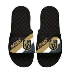 Unisex Vegas Golden Knights ISlide Paint Stripes Slide Sandals