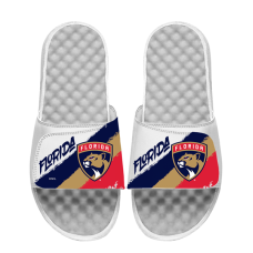 Unisex Florida Panthers ISlide Paint Stripes Slide Sandals