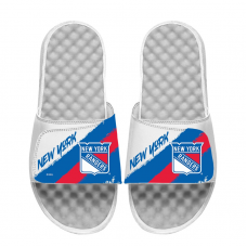 Unisex New York Rangers ISlide Paint Stripes Slide Sandals Unisex New York Rangers ISlide Paint Stripes Slide Sandals