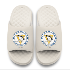 Unisex Pittsburgh Penguins ISlide Vintage Logo Motive Slide Sandals
