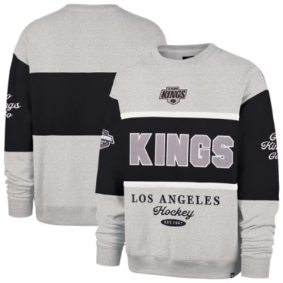 Свитшот Los Angeles Kings 47 Gray Fall Maximilist Crew