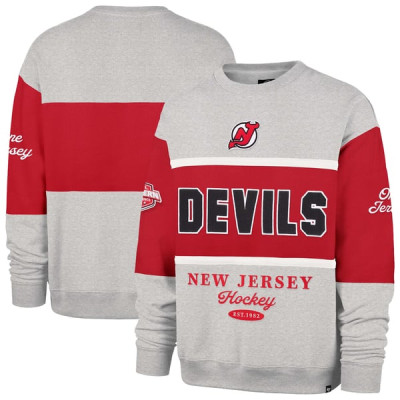 Свитшот New Jersey Devils 47 Gray Fall Maximilist Crew
