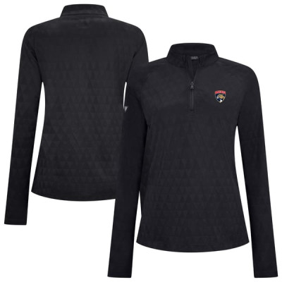 Женская пуловер Florida Panthers Levelwear Black Spike Raglan