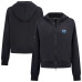 Женская толстовка Edmonton Oilers Levelwear Black Judd Raglan Full-Zip