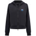 Женская толстовка Edmonton Oilers Levelwear Black Judd Raglan Full-Zip