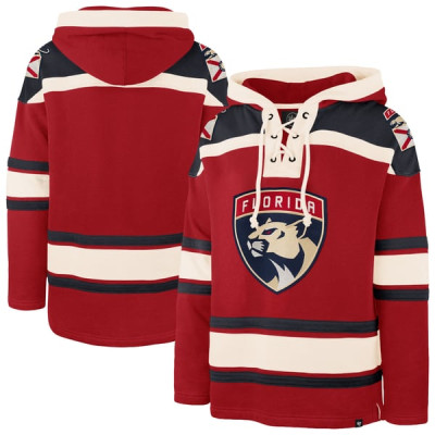 Толстовка Florida Panthers 47 Red Superior Lacer