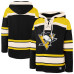 Толстовка Pittsburgh Penguins 47 Black Superior Lacer