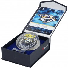 Filip Forsberg Nashville Predators Autographed Fanatics Authentic Crystal Puck - Filled with Ice from the 2024-25 Season