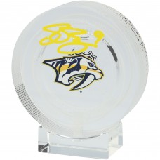 Filip Forsberg Nashville Predators Autographed Fanatics Authentic Crystal Puck - Filled with Ice from the 2024-25 Season