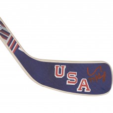 Connor Hellebuyck Team USA Autographed Fanatics Authentic 2026 Winter Olympics Mini Wood Stick