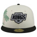 Бейсболка Los Angeles Kings New Era Cream/Black Localized Stitched 59FIFTY