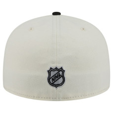 Бейсболка Los Angeles Kings New Era Cream/Black Localized Stitched 59FIFTY