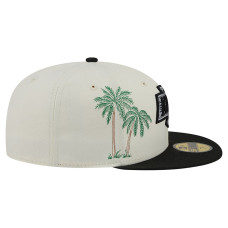 Бейсболка Los Angeles Kings New Era Cream/Black Localized Stitched 59FIFTY