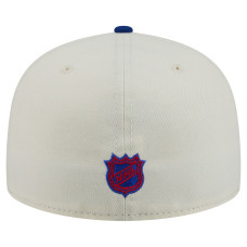 Бейсболка New York Rangers New Era Cream/Blue Localized Stitched 59FIFTY Бейсболка New York Rangers New Era Cream/Blue Localized Stitched 59FIFTY