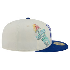 Бейсболка New York Rangers New Era Cream/Blue Localized Stitched 59FIFTY Бейсболка New York Rangers New Era Cream/Blue Localized Stitched 59FIFTY