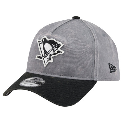 Бейсболка Pittsburgh Penguins New Era Gray/Black Storm A-Frame 9FORTY