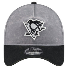 Бейсболка Pittsburgh Penguins New Era Gray/Black Storm A-Frame 9FORTY Бейсболка Pittsburgh Penguins New Era Gray/Black Storm A-Frame 9FORTY