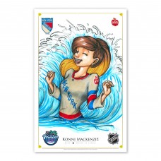 New York Rangers 11 x 17 Women in Sports Konni Mackenzie Poster Print