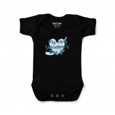 Малышам St. Louis Blues Chad & Jake Black Valentines Day Graphic Bodysuit