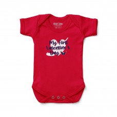 Малышам Washington Capitals Chad & Jake Red Valentines Day Graphic Bodysuit