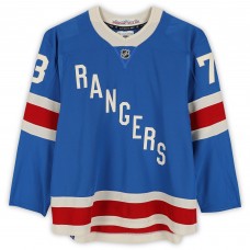 Matt Rempe New York Rangers Fanatics Authentic Game-Used #73 Blue Centennial Set 1 Jersey from Multiple Games Between October 20 & November 16, 2025