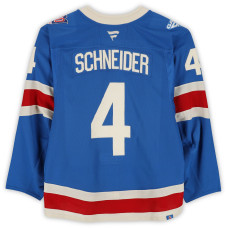 Игровая джерси Braden Schneider New York Rangers Fanatics Authentic #4 Blue Centennial Set 2 from Multiple Games Between December 10, 2025 & January 8, 2026 Игровая джерси Braden Schneider New York Rangers Fanatics Authentic #4 Blue Centennial Set 2 from Multiple Games Between December 10, 2025 & January 8, 2026