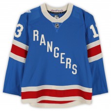 Alexis Lafreniere New York Rangers Fanatics Authentic Game-Used #13 Blue Centennial Set 2 Jersey from Multiple Games Between December 10, 2025 & January 8, 2026
